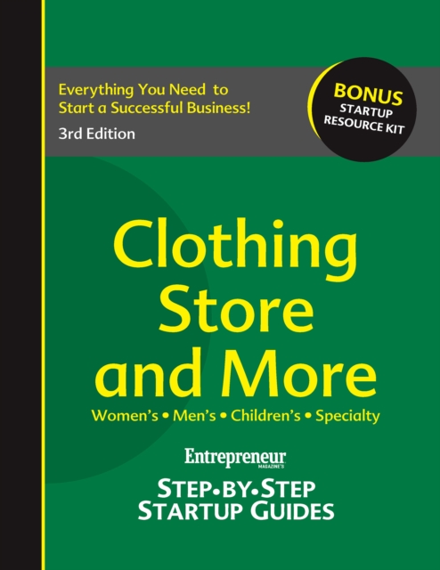 Book Cover for Clothing Store and More by Entrepreneur magazine