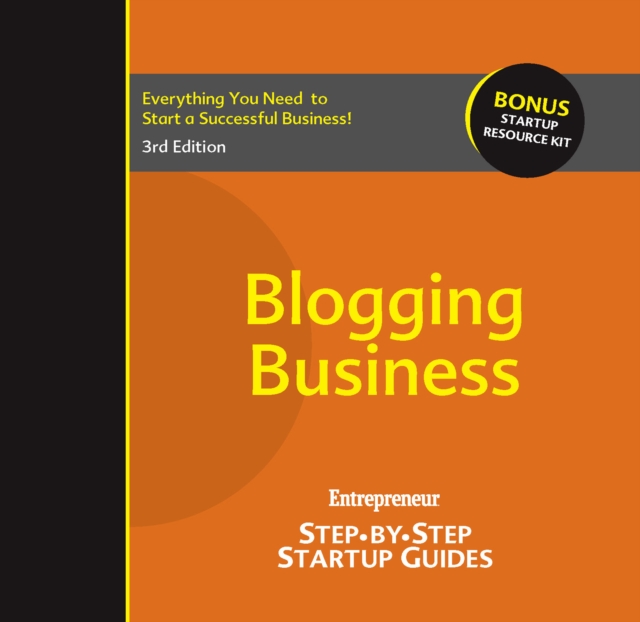 Book Cover for Blogging Business by Entrepreneur magazine