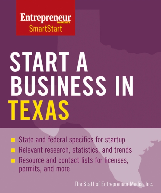 Book Cover for Start a Business in Texas by The Staff of Entrepreneur Media