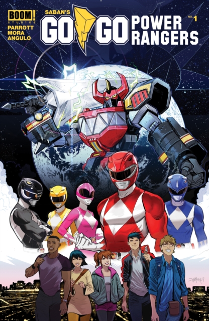 Book Cover for Saban's Go Go Power Rangers #1 by Ryan Parrott