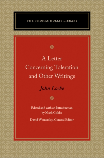 Book Cover for Letter Concerning Toleration and Other Writings by Locke, John