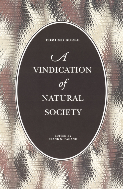 Book Cover for Vindication of Natural Society by Edmund Burke