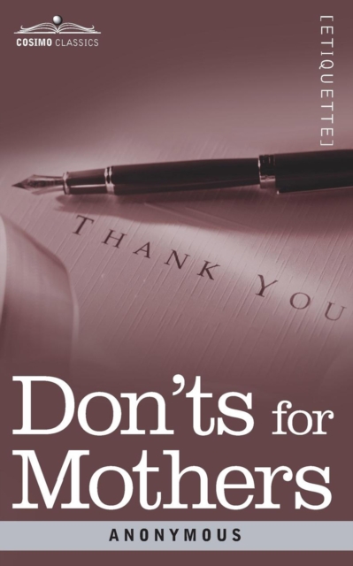 Book Cover for Don'ts for Mothers by Anonymous