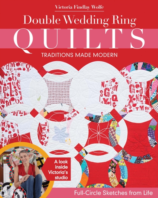 Book Cover for Double Wedding Ring Quilts-Traditions Made Modern by Victoria Findlay Wolfe