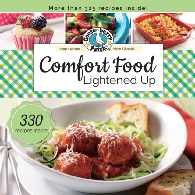 Book Cover for Comfort Food Lightened Up by Gooseberry Patch