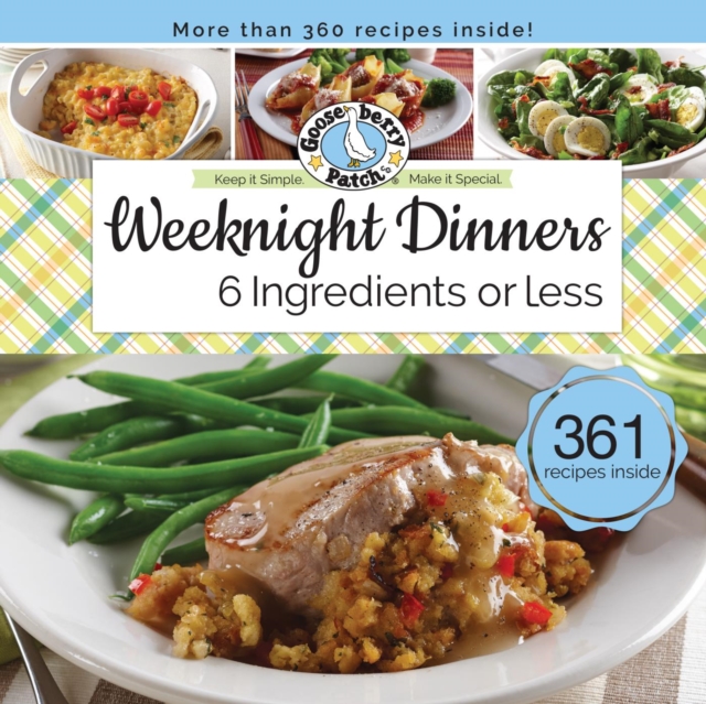 Book Cover for Weeknight Dinners 6 Ingredients or Less by Gooseberry Patch