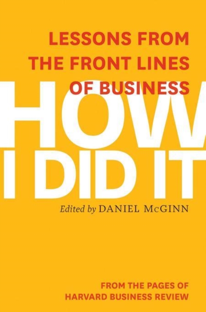 Book Cover for How I Did It by Harvard Business Review