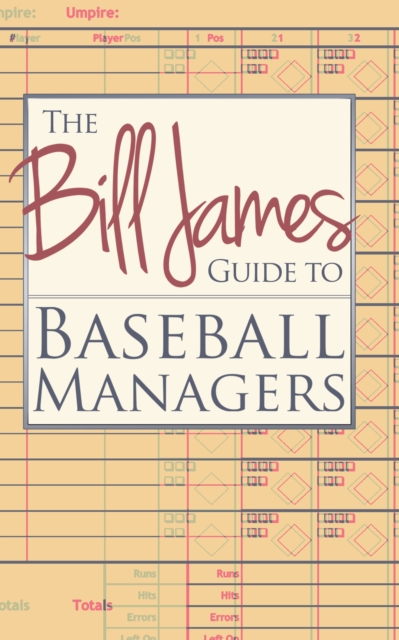 Book Cover for Bill James Guide to Baseball Managers by Bill James