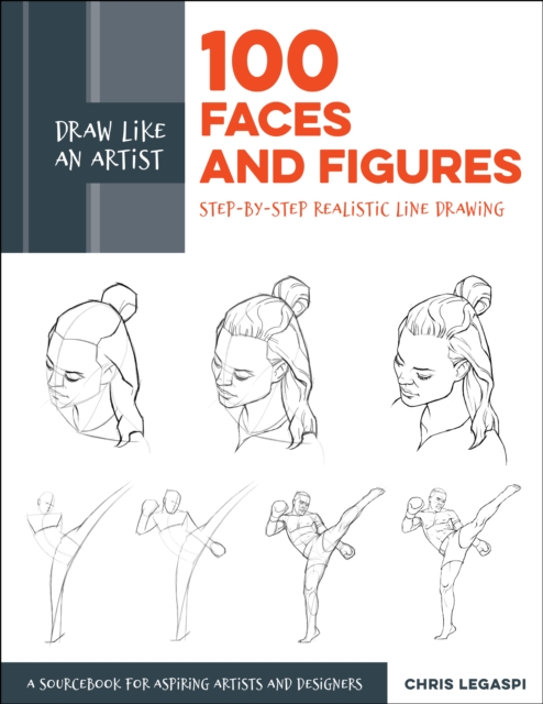 Book Cover for Draw Like an Artist: 100 Faces and Figures by Legaspi, Chris