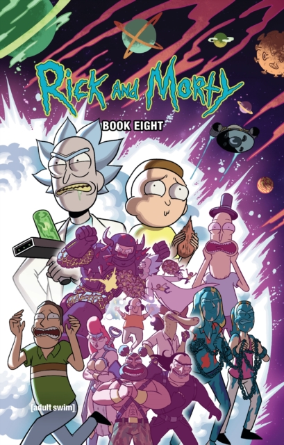 Book Cover for Rick and Morty Book Eight by Kyle Starks