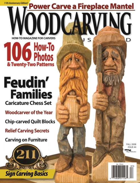 Book Cover for Woodcarving Illustrated Issue 44 Fall 2008 by Editors of Woodcarving Illustrated