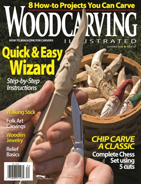 Book Cover for Woodcarving Illustrated Issue 43 Summer 2008 by Editors of Woodcarving Illustrated