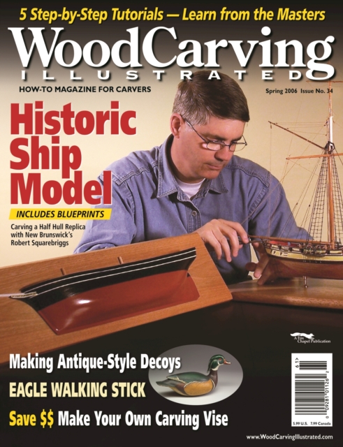 Book Cover for Woodcarving Illustrated Issue 34 Spring 2006 by Editors of Woodcarving Illustrated