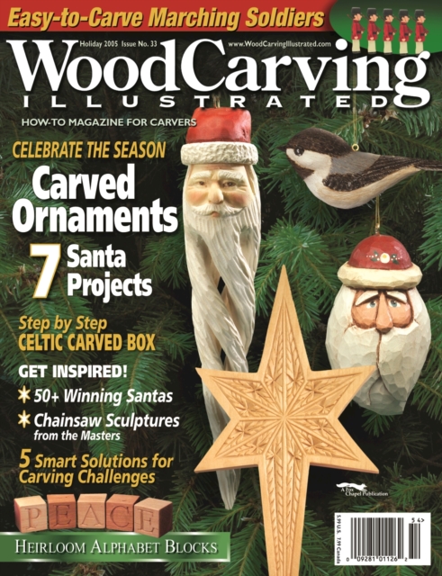 Book Cover for Woodcarving Illustrated Issue 33 Holiday 2005 by Editors of Woodcarving Illustrated