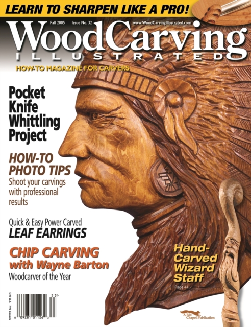 Book Cover for Woodcarving Illustrated Issue 32 Fall 2005 by Editors of Woodcarving Illustrated