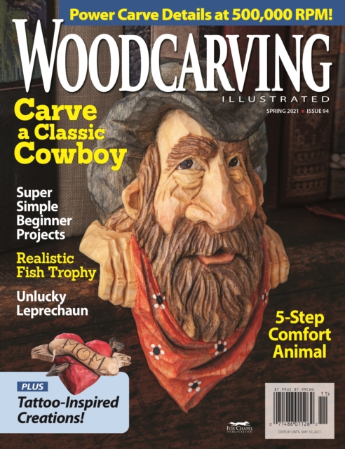 Book Cover for Woodcarving Illustrated Issue 94 Spring 2021 by Editors of Woodcarving Illustrated