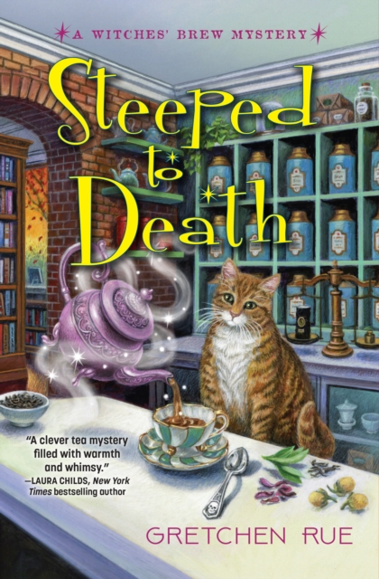 Book Cover for Steeped to Death by Rue, Gretchen