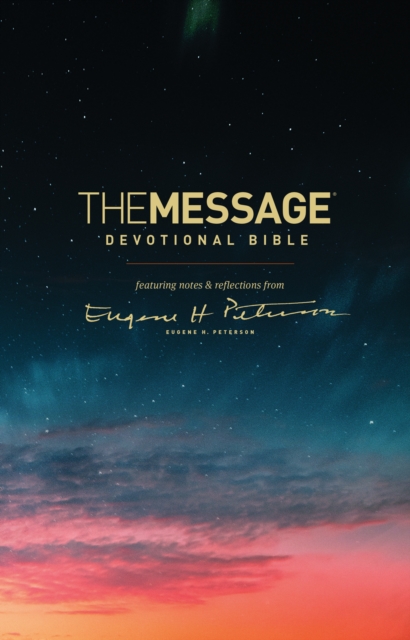 Book Cover for Message Devotional Bible by Eugene H. Peterson