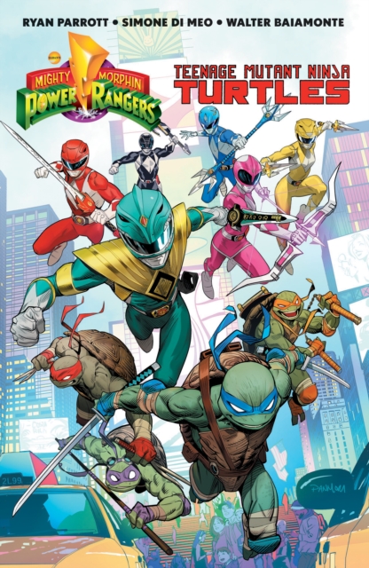 Book Cover for Mighty Morphin Power Rangers/Teenage Mutant Ninja Turtles by Ryan Parrott