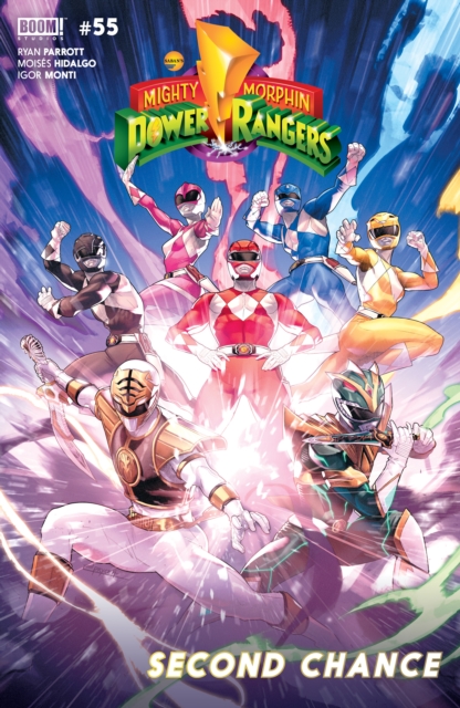 Book Cover for Mighty Morphin Power Rangers #55 by Ryan Parrott