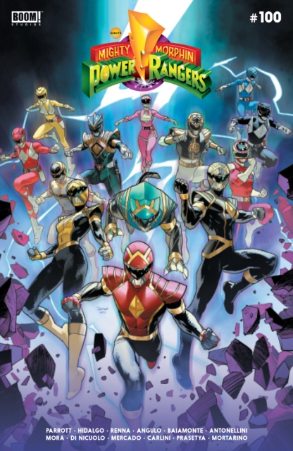 Book Cover for Mighty Morphin Power Rangers #100 by Ryan Parrott
