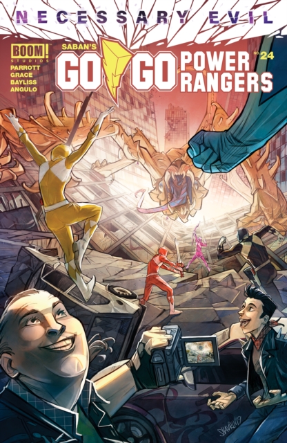 Book Cover for Saban's Go Go Power Rangers #24 by Ryan Parrott