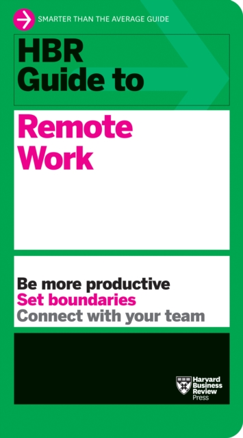 Book Cover for HBR Guide to Remote Work by Harvard Business Review