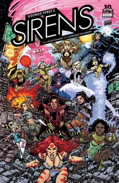 Book Cover for George Perez's Sirens #3 by George Perez