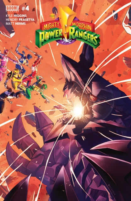 Book Cover for Mighty Morphin Power Rangers #4 by Higgins, Kyle