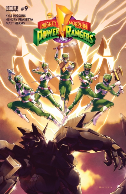 Book Cover for Mighty Morphin Power Rangers #9 by Higgins, Kyle