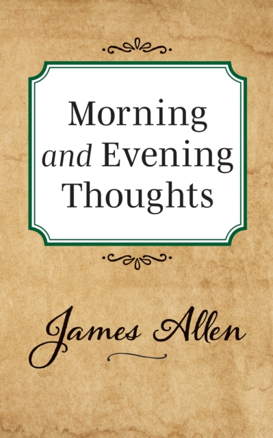 Book Cover for Morning and Evening Thoughts by James Allen