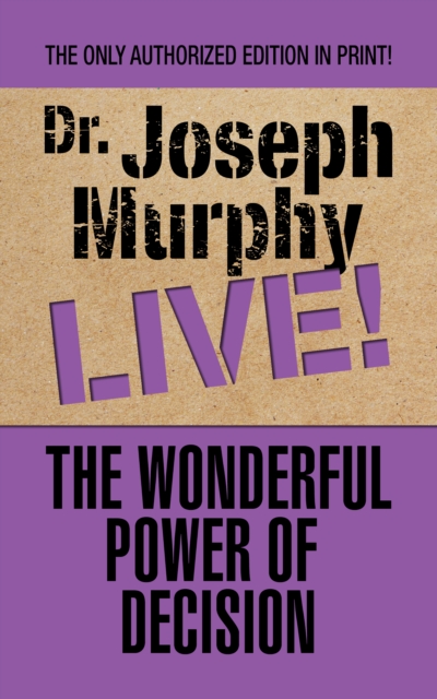 Book Cover for Wonderful Power of Decision by Dr. Joseph Murphy