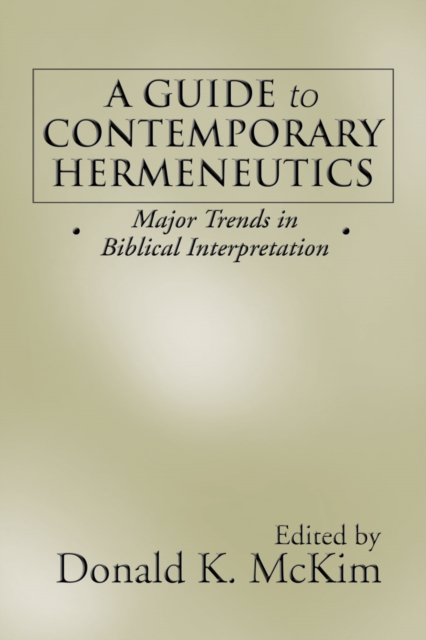 Book Cover for Guide to Contemporary Hermeneutics by McKim, Donald K.