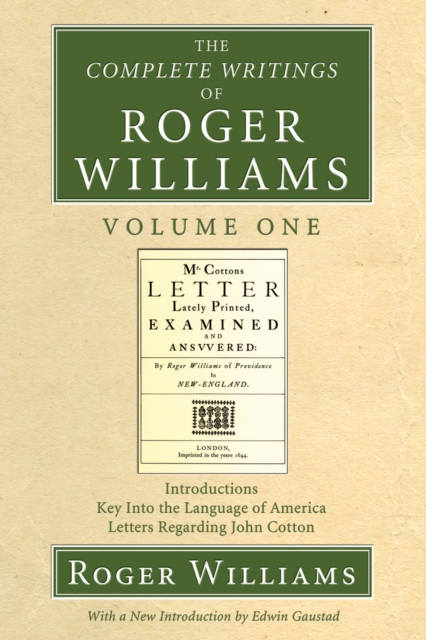 Book Cover for Complete Writings of Roger Williams, Volume 1 by Roger Williams
