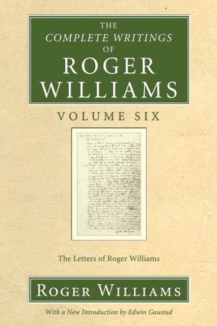 Book Cover for Complete Writings of Roger Williams, Volume 6 by Roger Williams