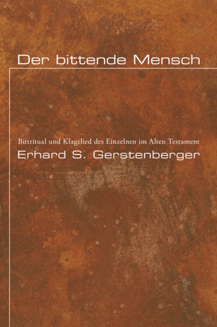 Book Cover for Der bittende Mensch by Gerstenberger, Erhard S.