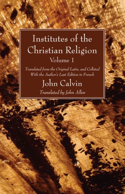 Book Cover for Institutes of the Christian Religion Vol. 1 by John Calvin