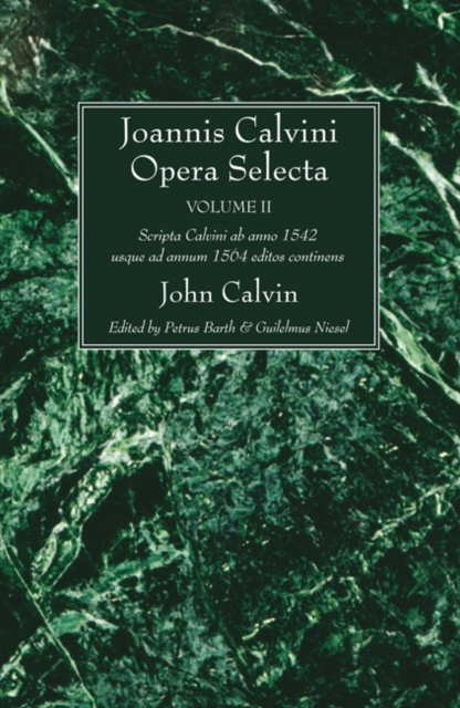 Book Cover for Joannis Calvini Opera Selecta, vol. II by John Calvin