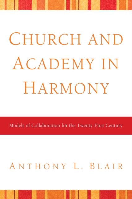 Book Cover for Church and Academy in Harmony by Tony Blair