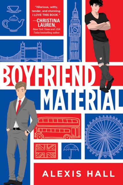 Book Cover for Boyfriend Material by Alexis Hall