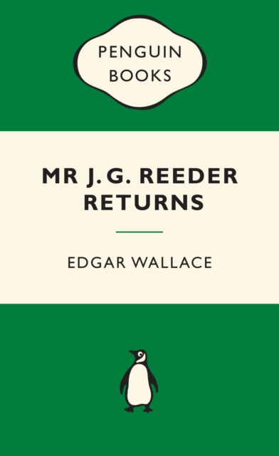 Book Cover for Mr J G Reeder Returns: Green Popular Penguins by Edgar Wallace