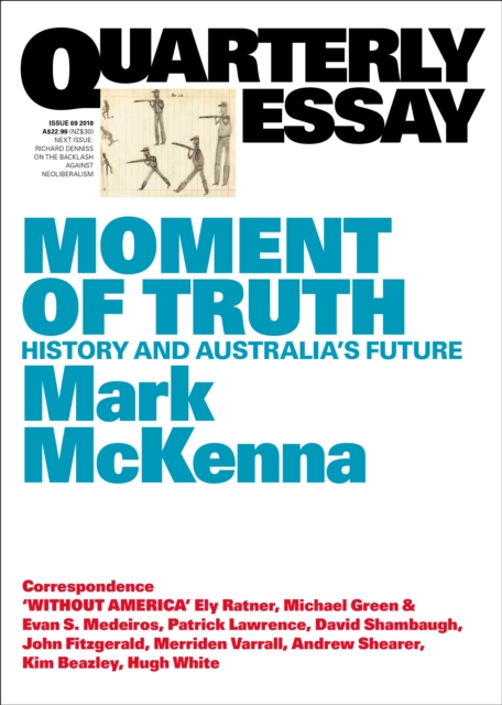 Book Cover for Quarterly Essay 69 Moment of Truth by Mark McKenna