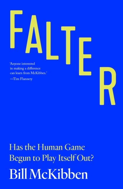 Book Cover for Falter by Bill McKibben