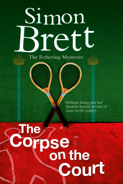 Book Cover for Corpse on the Court by Simon Brett