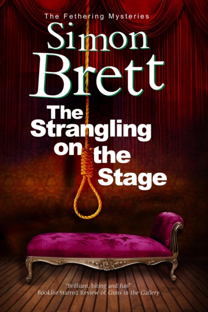 Book Cover for Strangling on the Stage, The by Simon Brett