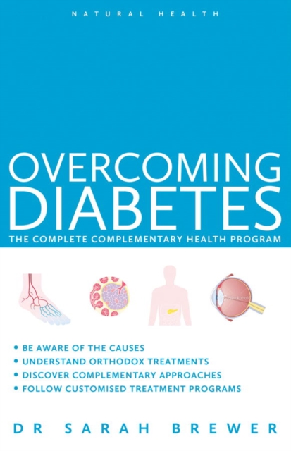 Book Cover for Overcoming Diabetes by Dr. Sarah Brewer