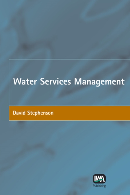 Book Cover for Water Services Management by David Stephenson