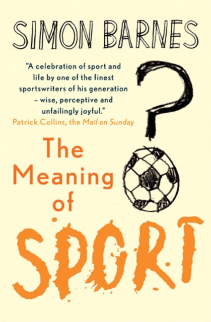 Book Cover for Meaning of Sport by Barnes, Simon