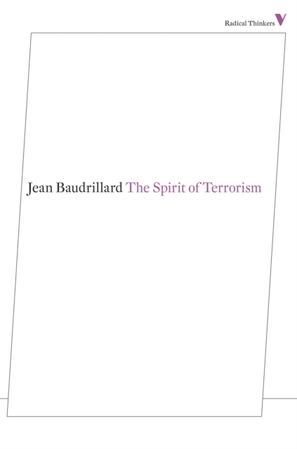 Book Cover for Spirit of Terrorism by Jean Baudrillard