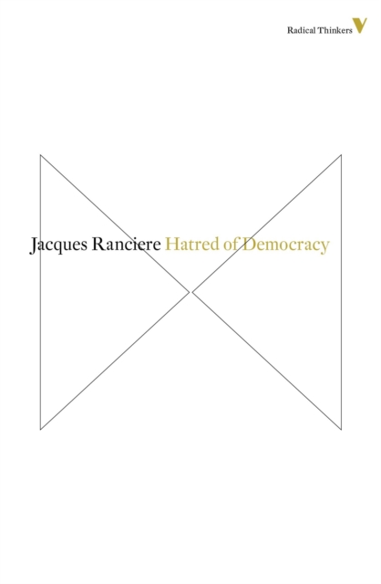 Book Cover for Hatred of Democracy by Jacques Ranciere